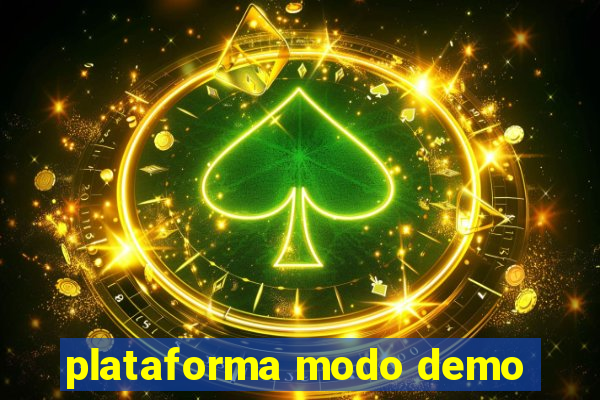 plataforma modo demo